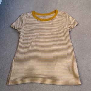 Old Navy Striped Yellow Top